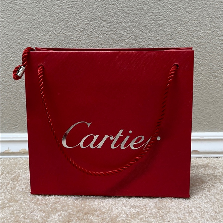 Auth Cartier Gift Bag